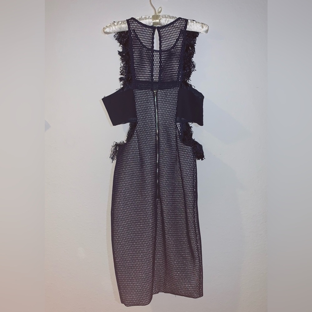 Caribbean Queen Blue Mesh Dress - Picture 4 of 16